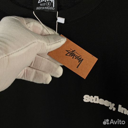 Футболка stussy wiki tee черная