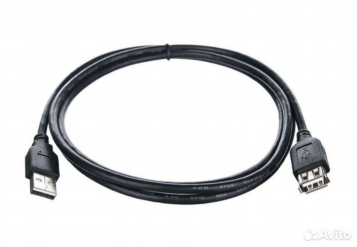 Кабель Telecom USB2.0A/M-USB2.0A/F (1.5М) TUS6990