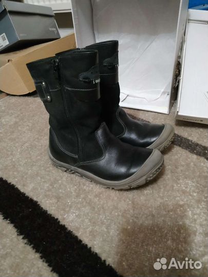 Сапоги кожа