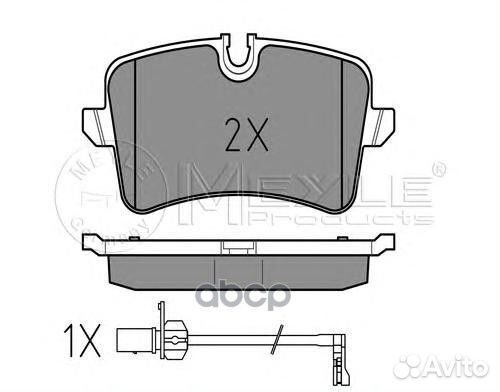 Колодки audi A4 (8K2, 8K5, 8KH) (11/07) 025 246