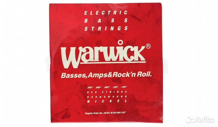 Струны для бас-гитары 5 струн Warwick