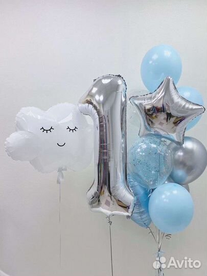 Воздушные, гелевые шарики, арки с доставкой