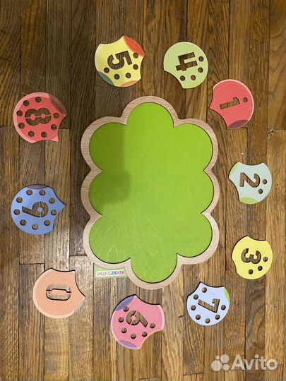 Рамка-вкладыш, трафарет алфавит и цифры