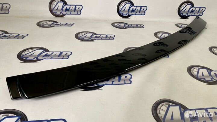 Козырек для BMW F30 / бмв Ф30 черный глянец