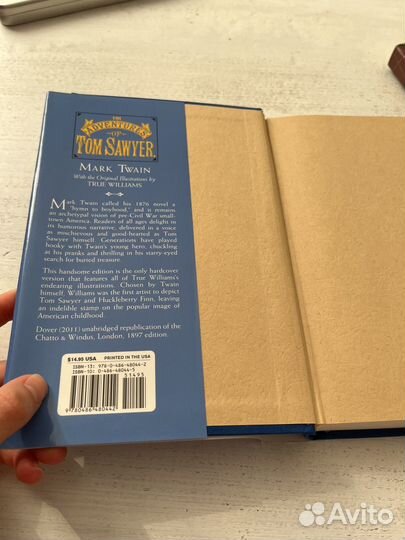 Книга на английском Tom Sawyer (Dover)