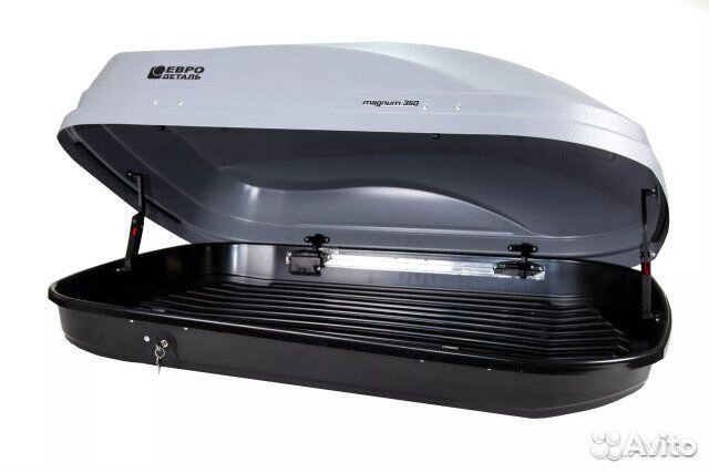 Автобокс Magnum 350 серый карбон