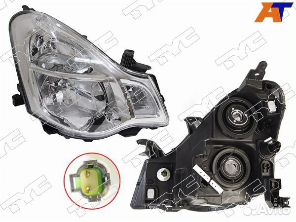 Фара nissan almera (RUS) 12