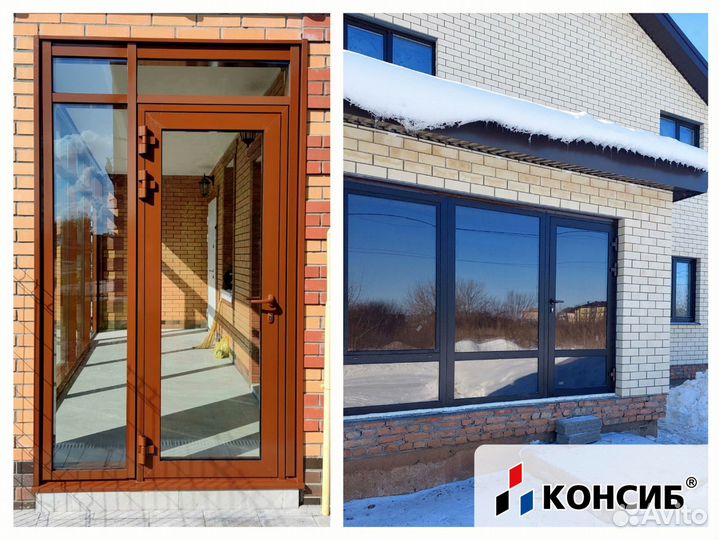 Алюминиевые двери в любой тип помещения