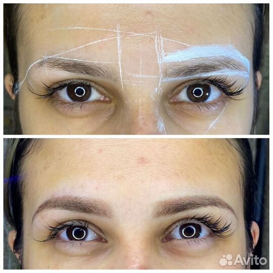 Перманент,окрашивание, ламинирование бровей