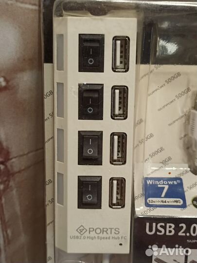 AR Хаб USB-концентратор USB 2.0 на 4 порта