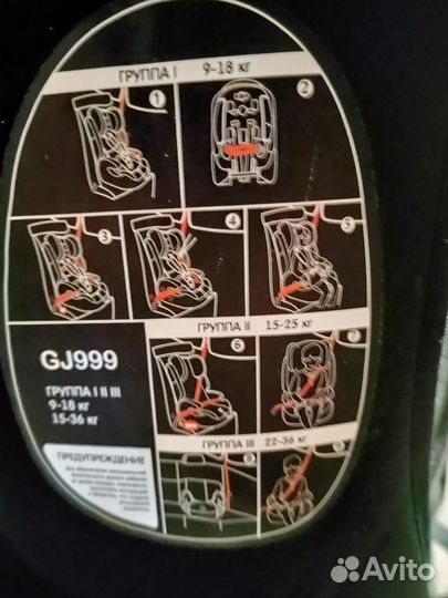 Автомобильное детское кресло