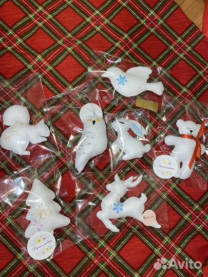 Елочные игрушки из фетра ручная работа новогодние