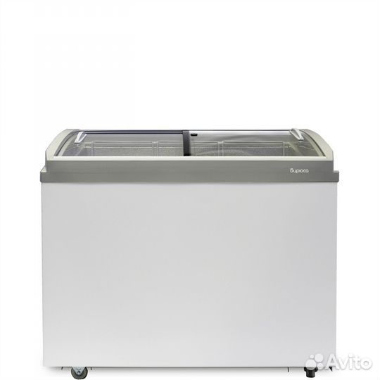 Морозильный ларь с гнутым стеклом Бирюса Б-260CZQ