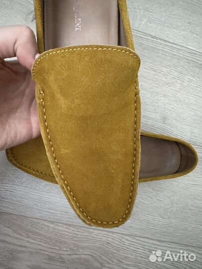 Мокасины желтые мужские Carlo Pazolini