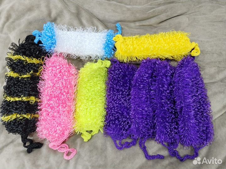 Мочалка ручной вязки