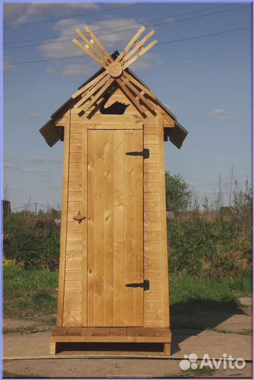 Дачный туалет деревянный щюю 243