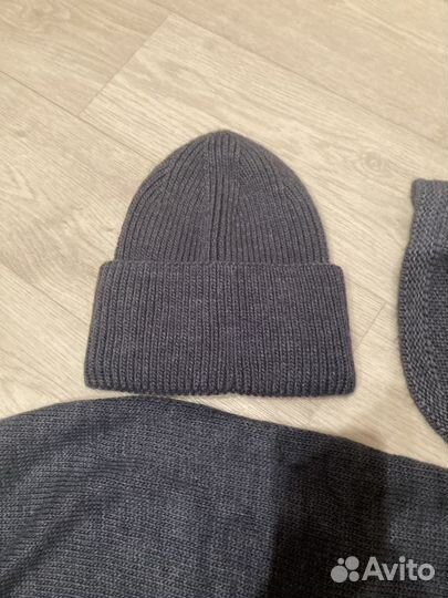 Комплект шапка косынка манишка