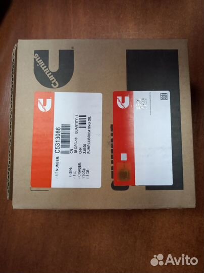 Масляный насос Cummins 4ISBe, 4ISDe, 4BT