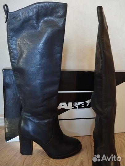 Сапоги женские натуральная кожа 38