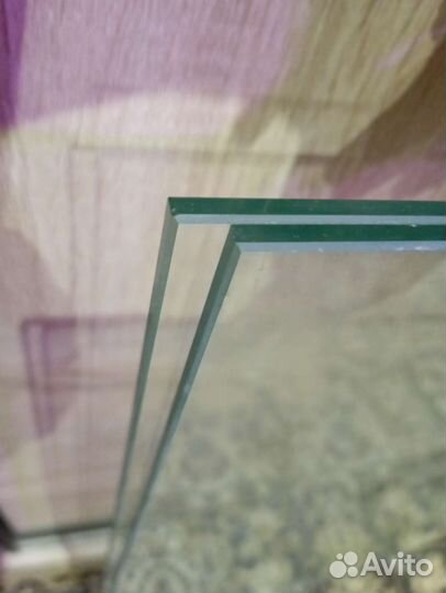 Полки стеклянные, подставка для цветов