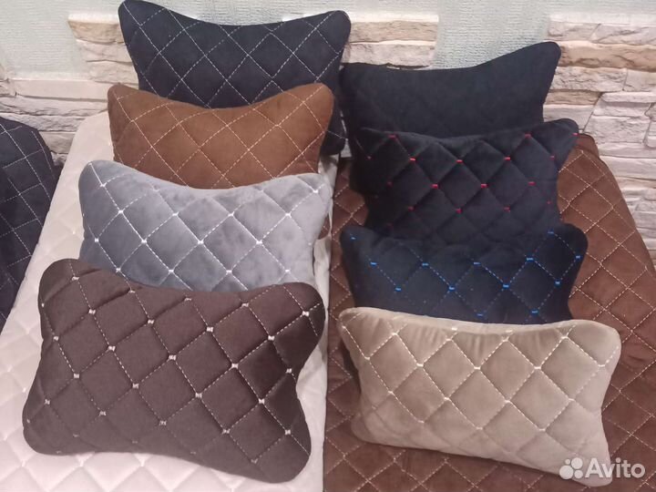 Подушка под шею на подголовник автомобиля