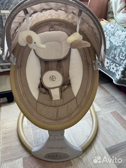 Детские электронные качели для новорожденных