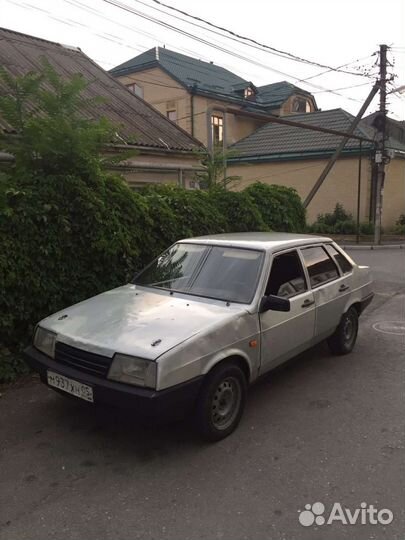 Бампер на ваз 21099