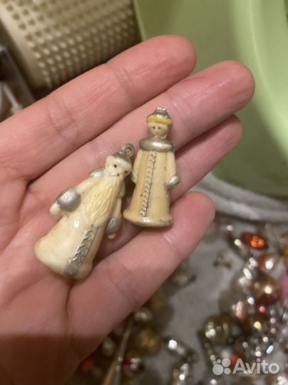 Советские ёлочные мини игрушки