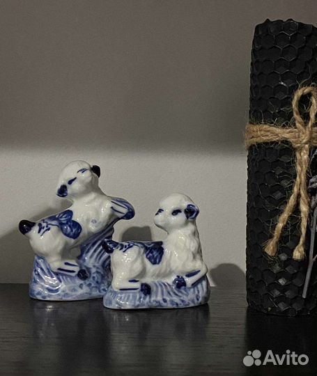 Фарфоровые барашки ягнята гжель