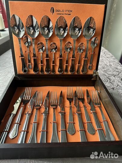 Бульон.Ножи титан.селедоч.Стаканы.Н-о Португалия