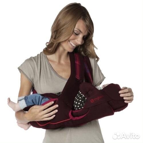 Переноска-кенгуру cybex first GO poppy RED