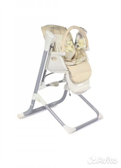 Стульчик для кормления babyton 2 в 1 city beige