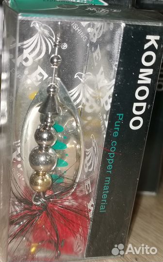 Блесна - Komodo 16,9 гр. желтый/зеленый кх