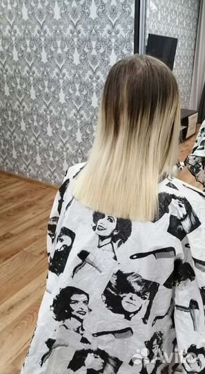 Полировка волос +питание маслом