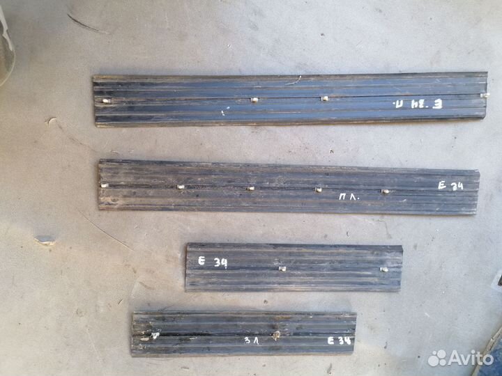 Накладка на порог для BMW 5-серия E34 1988-1995