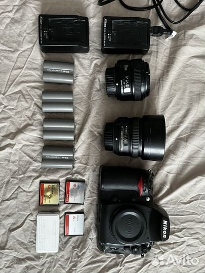 Nikon d700 комплект + 2 объектива