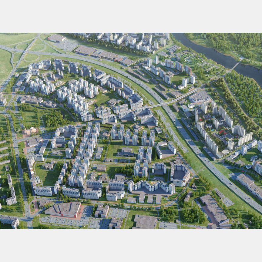 2-к. квартира, 53,2 м², 3/21 эт.