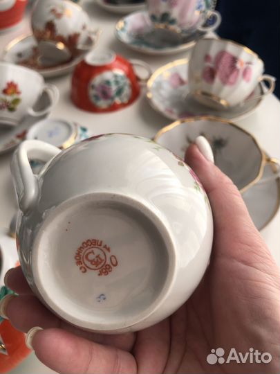 Чашки лфз молочники сахарница кувшин СССР