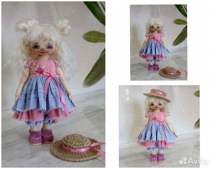 Интерьерная кукла ручной работы