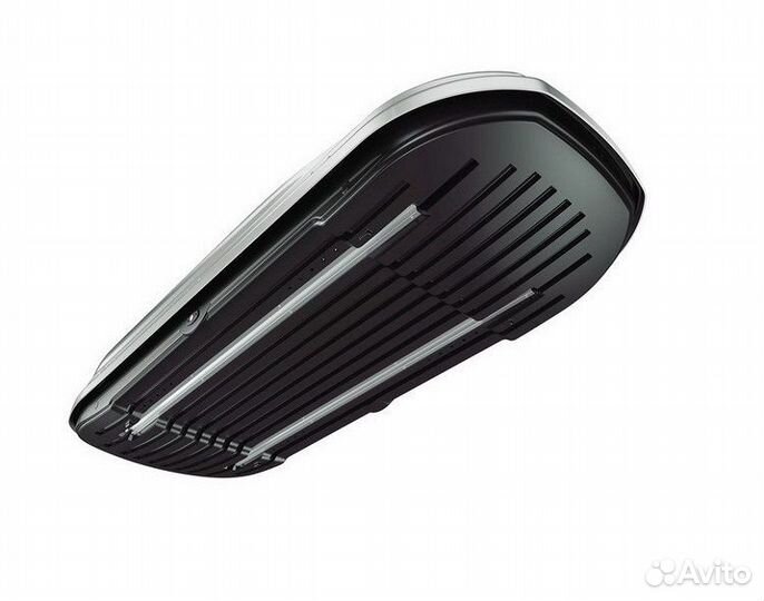 Бокс багажный ED Магнум 390 черный карбон