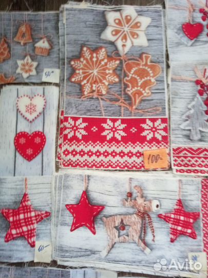 Принты для пошива новогодних мешочков