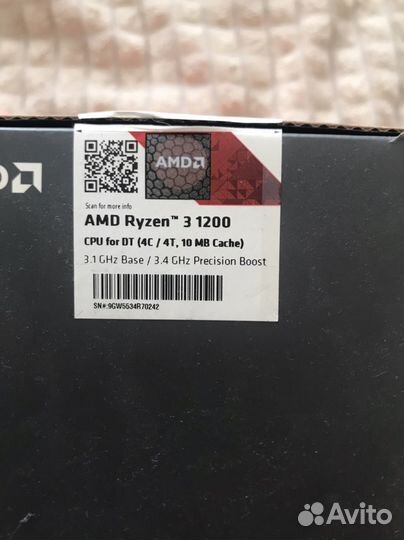 Процессор amd ryzen 3 1200