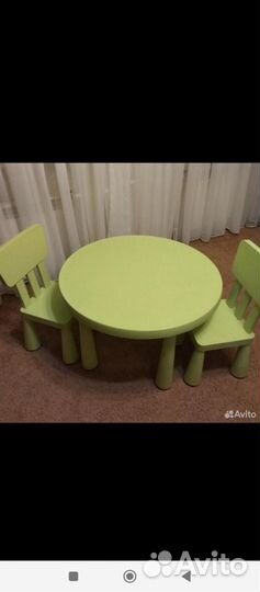 Детский стол IKEA маммут