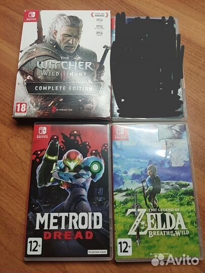 Игры для nintendo switch Zelda, Metroid, Ведьмак