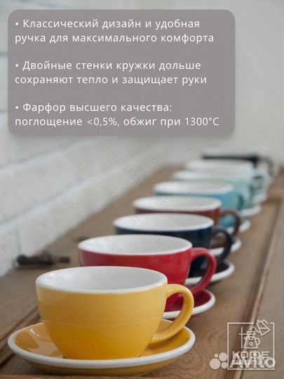 Кофейная пара Loveramics Egg 150 мл, цвет Night Sky (Ночное небо)