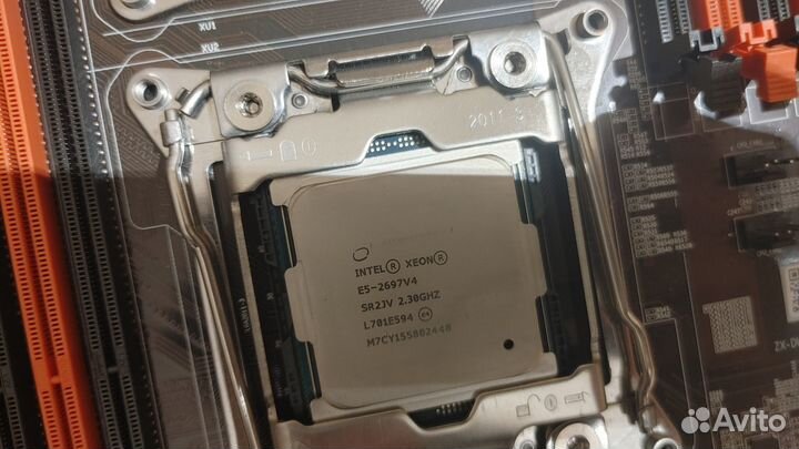 Новый комплект Intel Xeon 36 ядер 72 потока 64 гб