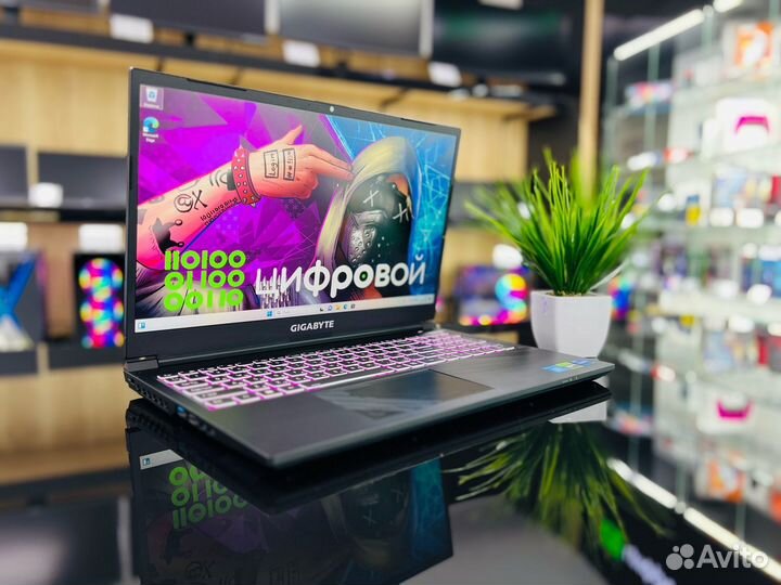 Игровой ноутбук intel Core i5-12500H/RTX 4050/SSD