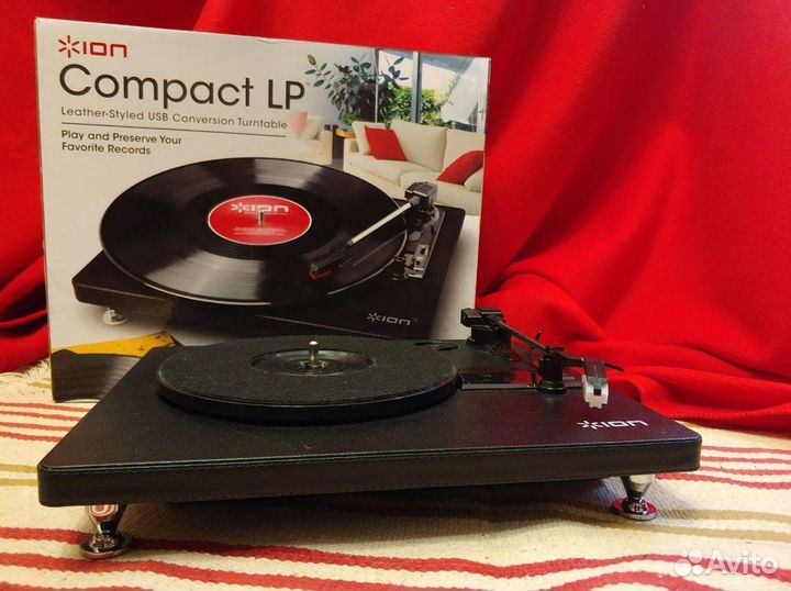 Виниловый проигрыватель ION Compact LP