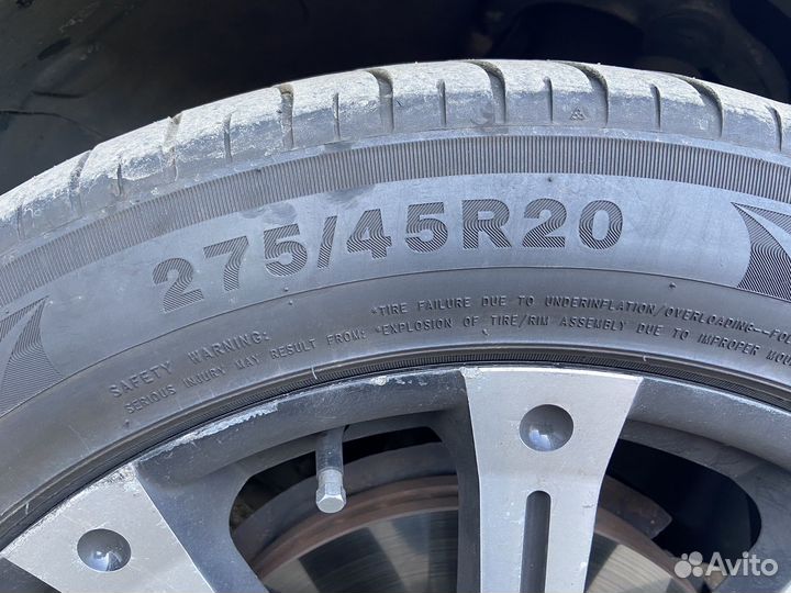 Колеса 275/45r20 лето на мерседес 4 штуки