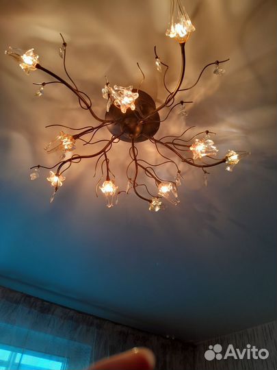 Люстра потолочная светодиодная бу